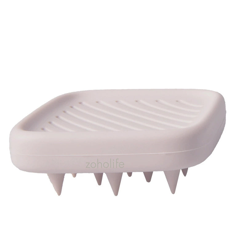 Zoholife Silicone Brush Shampoo Brush Massager Bath Brush Dual Purpose Silicone Brush Soft Silicone Combing Brush